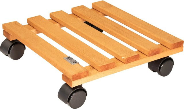 Wagner Multi Roller GH0632 Pflanzgefäßrollen Kastanie B/T: 28 x 28 cm Tragkraft 100 kg - Bild 1