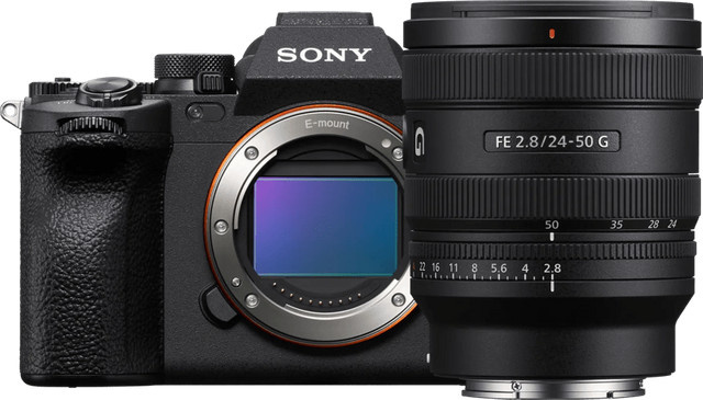 Sony A7 IV Vollformat Systemkamera mit FE 24-50mm f/2.8 G Objektiv in Schwarz - Bild 1