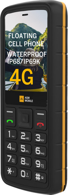 AGM M9F Floating 4G LTE Handy Modell 2025 Schwarz - Bild 1