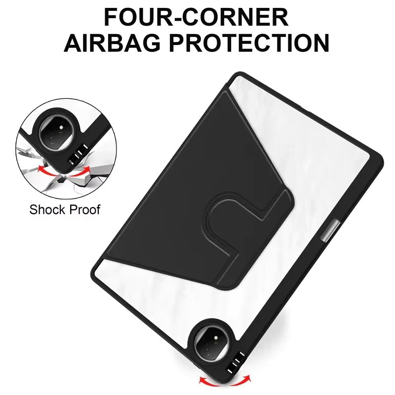 Honor MagicPad 2 2024 Schutzhülle mit 360 Grad Rotation und Stifthalter in Pink oder Schwarz - Bild 5