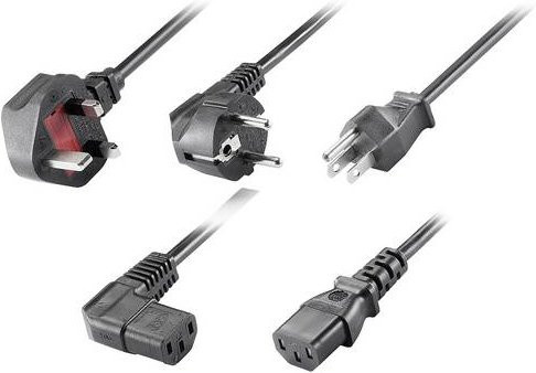 Siemens Strom Netzkabel in Schwarz 6ES79005BA000XA0 - Bild 1