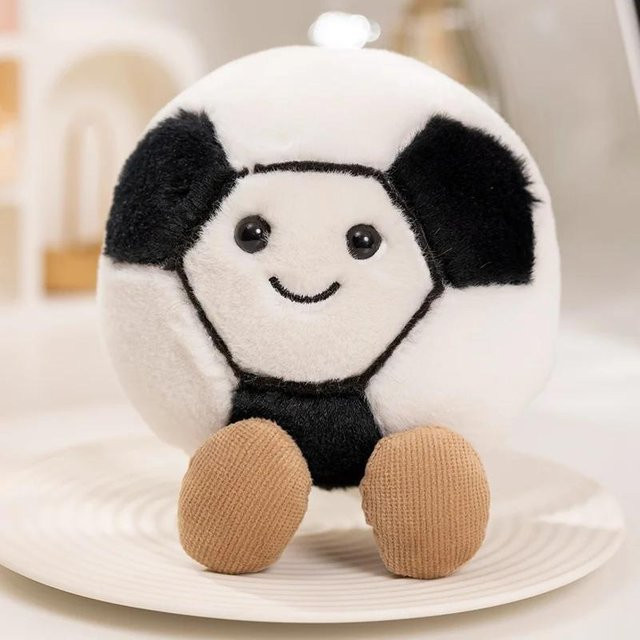 Binchi Keji Travel Basketball-Fußball-Tennis-Baseball-Billard-Plüschtier, 10cm, ab 14 Jahren - Bild 1