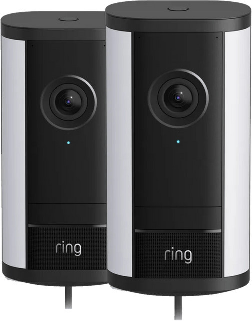 Ring Spotlight Kamera Pro 2. Generation Doppelpack Schwarz Kabelgebunden mit Wi-Fi - Bild 1