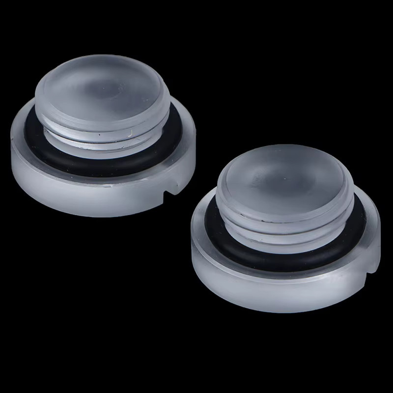JETTING 2er-Set G1/4 Mattierte Acryl-Wasserstopper mit Drehverschluss und Dichtungsknopf für Wasserkühlungsanschlüsse, transparent - Bild 2