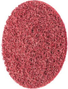 3M ROLOC Vlies-Finishingscheibe CER PN-DR in Rot mit Körnung 180 und Durchmesser: 50,8 mm - Bild 1