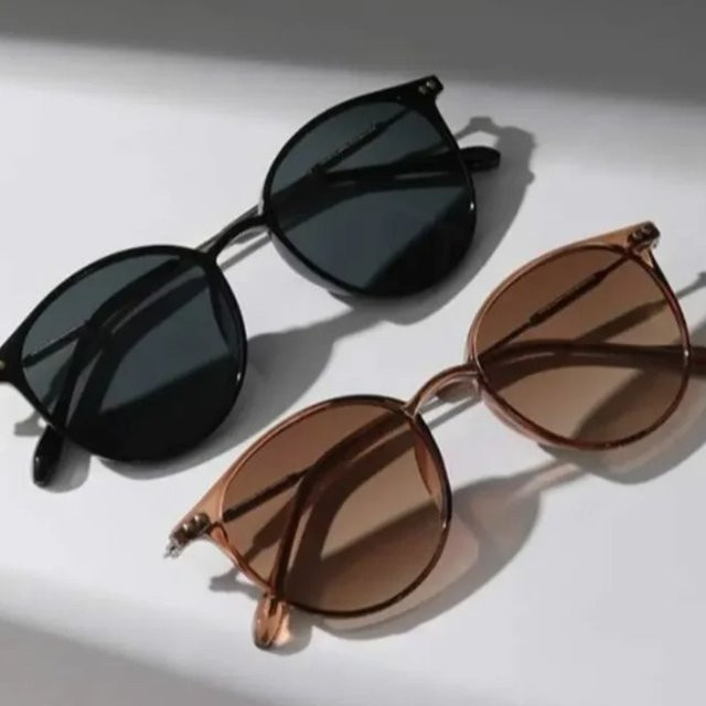 DIXSG Sonnenbrille Cat Eye, Vollrand, Unisex, schwarz - Bild 1