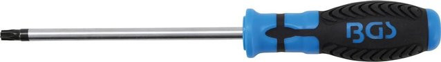 BGS Schraubendreher T-Profil Torx mit Bohrung T40, Klingenlänge: 150 mm, Blau - Bild 1