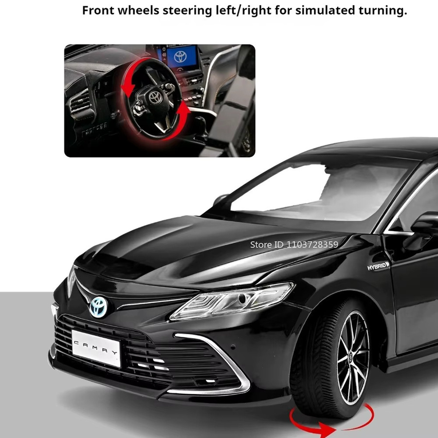 RMZ city Camry Camaro Modellautos, 1:18 Maßstab, Metall, Schwarz - Bild 3
