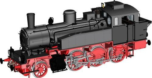 PIKO Dampflok BR 91 DRG II H0 Eisenbahn - Bild 1