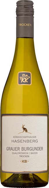 Winzergenossenschaft Königschaffhausen, Grauer Burgunder Hasenberg KB, Pinot Blanc, trocken, 2025, Weißwein, 0,75 l - Bild 1