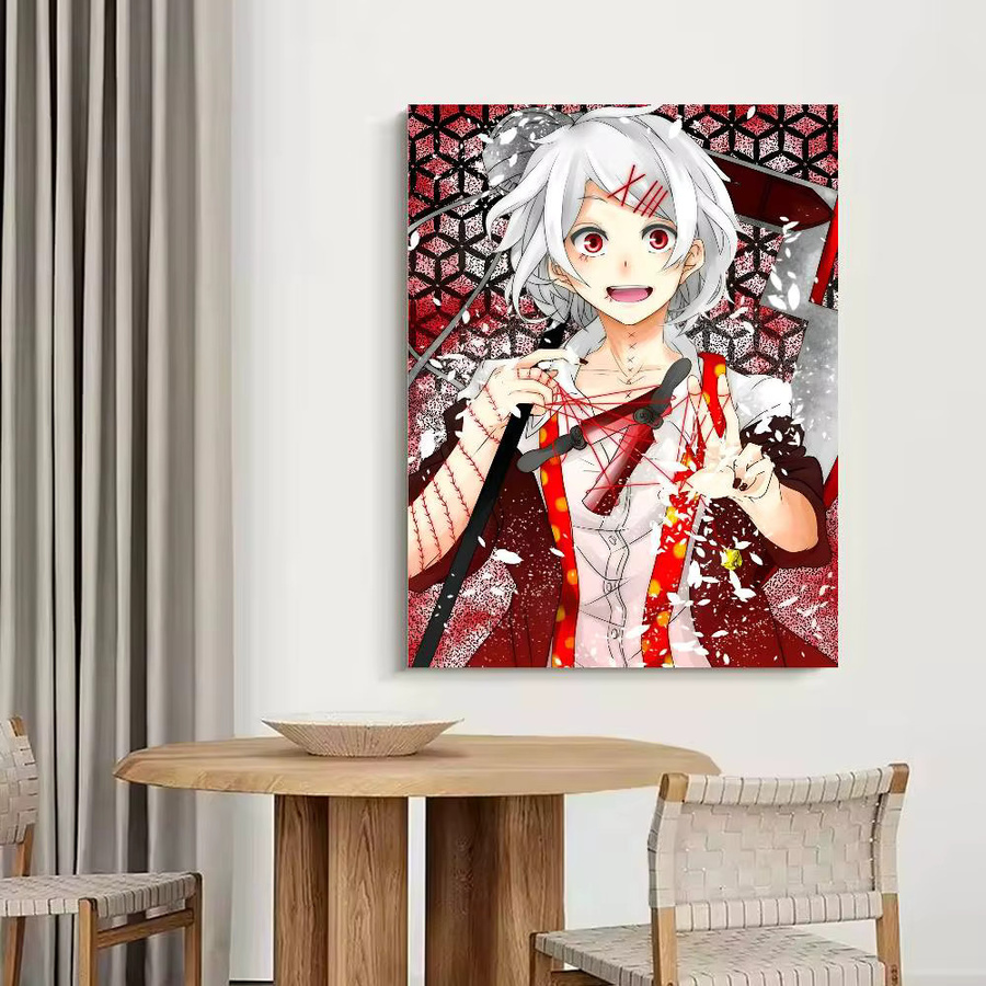 Tokyo Ghoul Suzuya Juuzou Poster von Potdemiel, selbstklebende Wandkunst Illustration in Mehrfarbig, HD Rahmenlos - Bild 3
