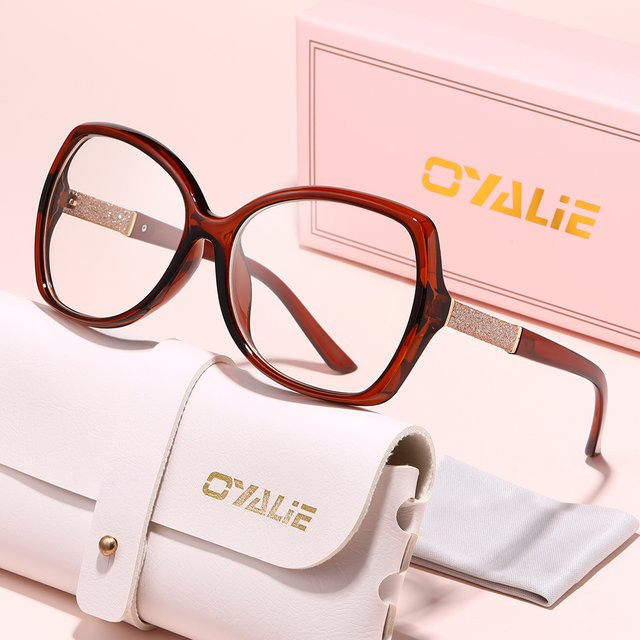 Oyalie Korrektionsbrille, Vollrand, Square, Kunststoff, braun - Bild 1