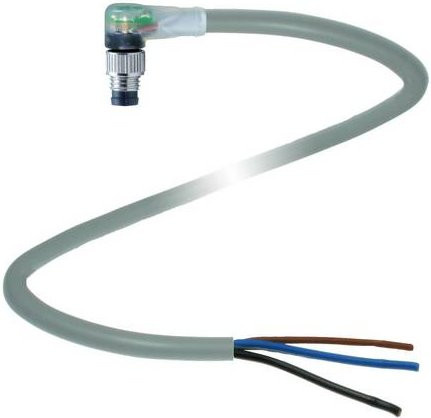 Pepperl+Fuchs 241646 Sensor-Aktor-Steckverbinder konfektioniert, grau, Länge: 2 m, 3-polig - Bild 1