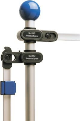 Tragarme für Presenter-System in Schwarz und Silber, Breite: 132 cm - Bild 1