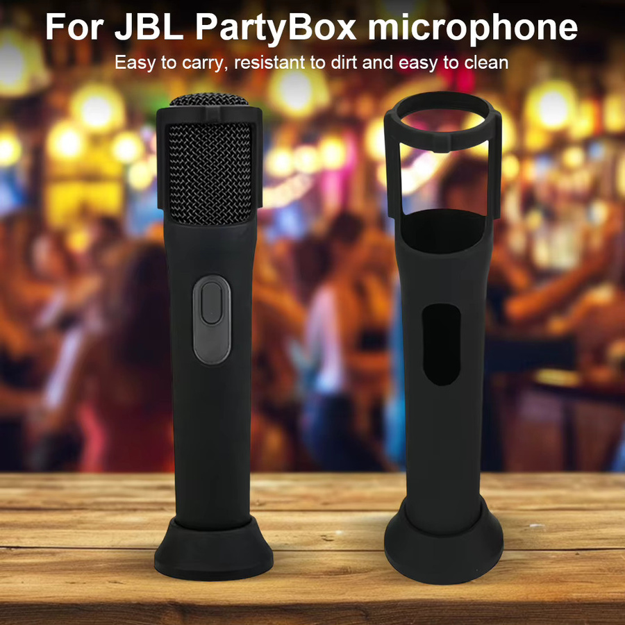 JBL Silikonhülle für Wireless Mic in Schwarz mit Anti-Roll-Schutz und schmutzabweisender Funktion - Bild 2