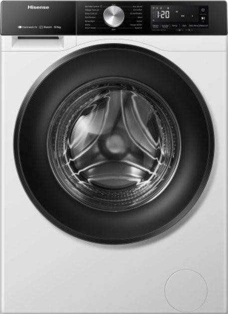 Hisense Stand-Waschmaschine Frontlader WF3S1043BW3 in Weiß, 10,5 kg, 1400 U/min, 72 dBA - Bild 1