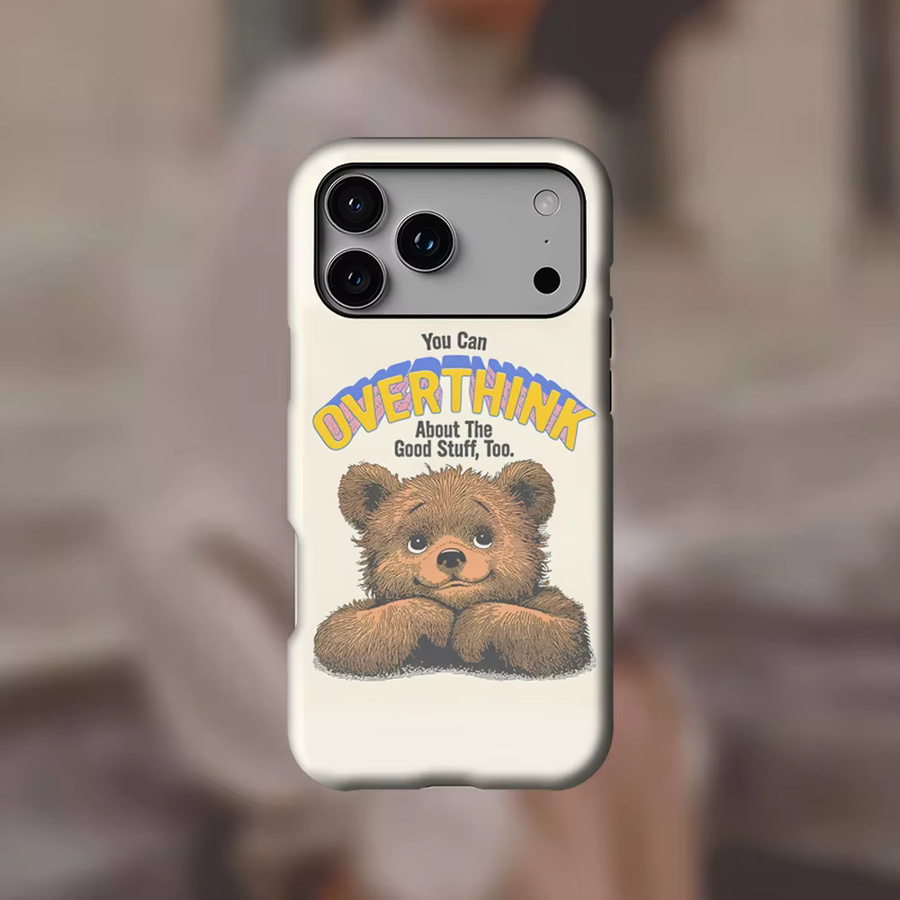 Overthink BearFor Magnetische Handyhülle für iPhone 17 16 15 14 13 Pro Max Plus Robuste Ein- und Doppelschichtige Schutzhülle - Bild 2