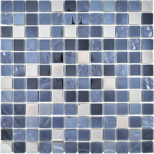 HuH Mosaik Mosaikfliese Dream Wandbelag in Schwarz mit Steinoptik und Glaseffekt, B/L: 30 x 30 cm - Bild 1
