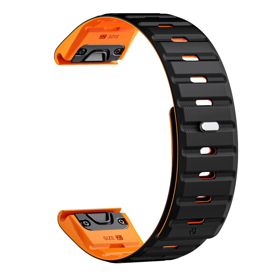 GEAR-D4 Uhrenarmband Silikon, Bicolor, Unisex, 22mm - Bild 3