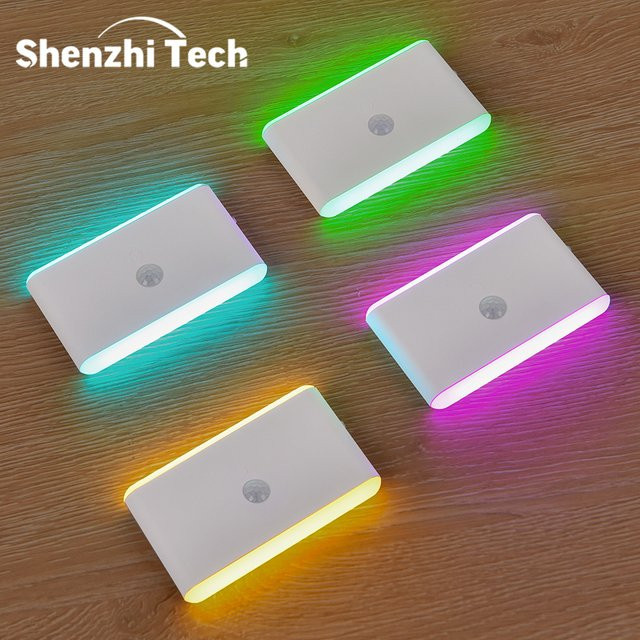 SHENZHITECH Tragbare Nachtlampe in Weiß mit Griff, Touch-Schalter und dimmbarer LED, wiederaufladbare Tischlampe mit Typ-C-Ladefunktion für Schlafzimmer und Outdoor - Bild 1