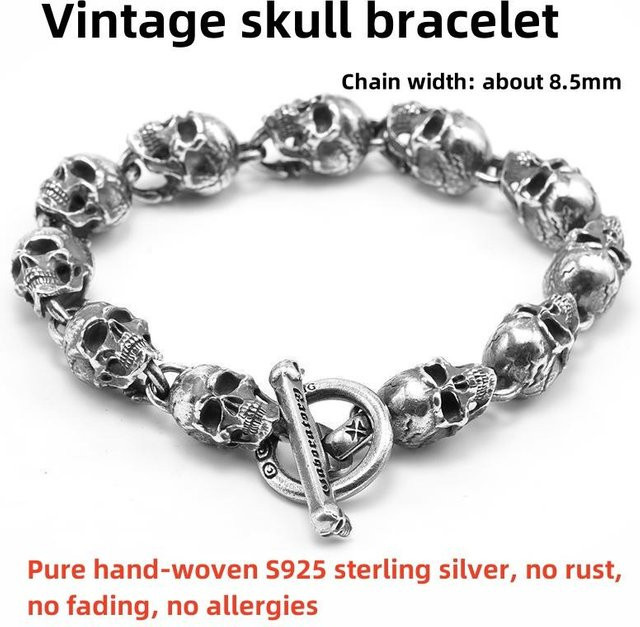 TIANGU Armband 925 Silber, 6mm, 19cm, Unisex - Bild 1