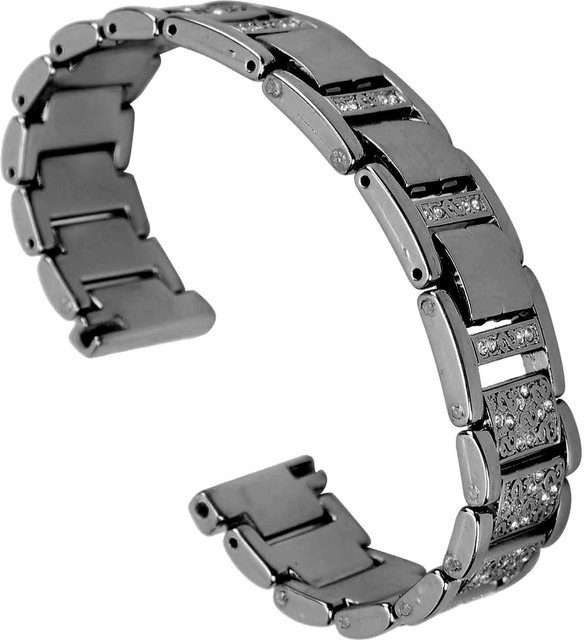 ZuiyouSports1 Smartwatch-Armband Edelstahl, 22 mm, Schwarz, Unisex - Bild 1