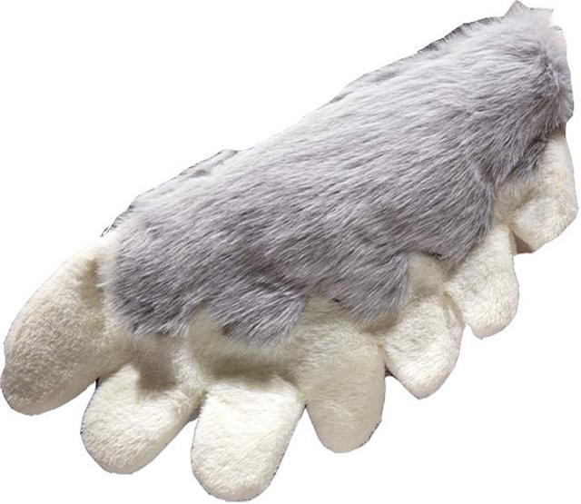 Linyi toy Katzenpfoten Handschuhe, Plüschtier, Grau, Zubehör - Bild 1