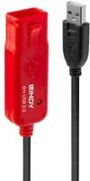 Lindy USB 2.0 Aktivverlängerungskabel Pro USB-A auf USB-A Schwarz 8,0 m - Bild 1