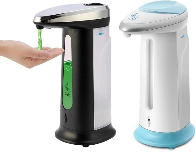 NOCCLILI Automatischer Flüssigseifenspender mit berührunglosem Sensor, 400ml, Weiß - Bild 1