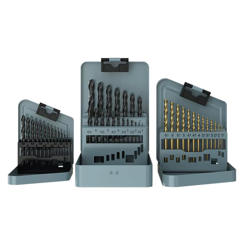 HUHAO M35 HSS-Cobalt Spiralbohrer-Set für Edelstahl, Metall und Holz inklusive Metallgehäuse - Bild 2