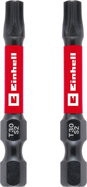 Einhell Impact Bit-Set 2-teilig T30 in Rot aus Stahl, Länge: 50 mm - Bild 1