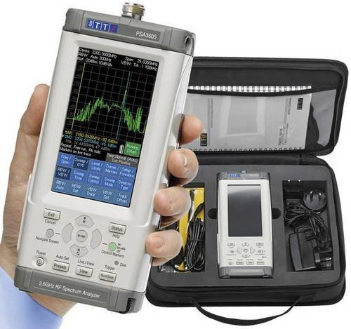 Aim TTi Spektrum-Analysator PSA3605USC Handgerät 3590MHz in Weiß - Bild 1