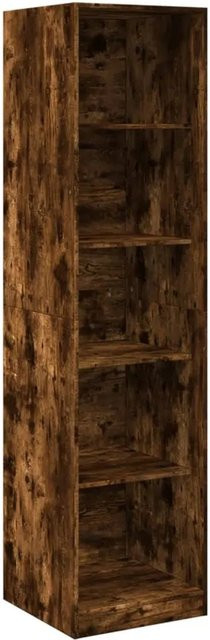 vidaXL Kleiderschrank Räuchereiche aus Holzwerkstoff, Farbe Braun, B/T/H: 50 x 50 x 200 cm - Bild 1