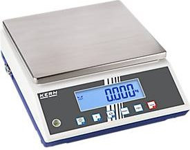 KERN Tischwaage FCB 30K1 in Silber mit PRE-TARE-Funktion und RS-232 Anschluss, Wägebereich bis max. 30 kg - Bild 1
