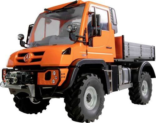 Amewi Mercedes-Benz Unimog, Elektro RC Modell-LKW, 1:10, orange - Bild 1