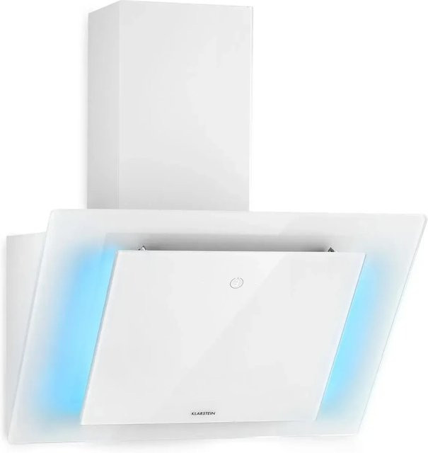 Klarstein Eleonora 60 Dunstabzugshaube Weiß mit Touch-Panel, Ambiente-Licht und 426 m³/h Leistung - Bild 1