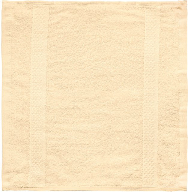 PULSIVA Seiftuch Mars aus Baumwolle, gelb, 5er Pack, Breite: 30 cm, Länge: 30 cm - Bild 1