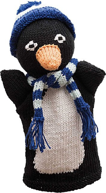 Rico Design Strickset Handpuppe Pinguin mit Wolle - Bild 1
