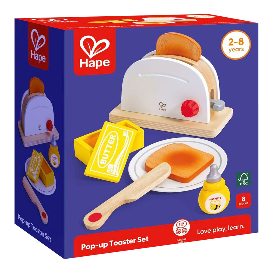Hape Toaster-Set Pop-up, Holz, ab 2 Jahren - Bild 2
