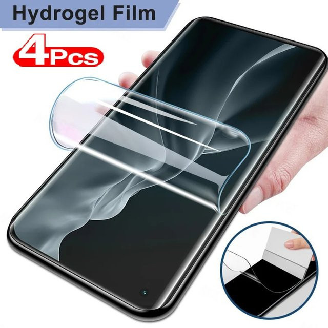 4 Stück Hydrogelfolie für Vivo iQOO Z10x, iQOO Z10R und iQOO Z10 Lite 4G Indien Turbo Pro, transparent - Bild 1