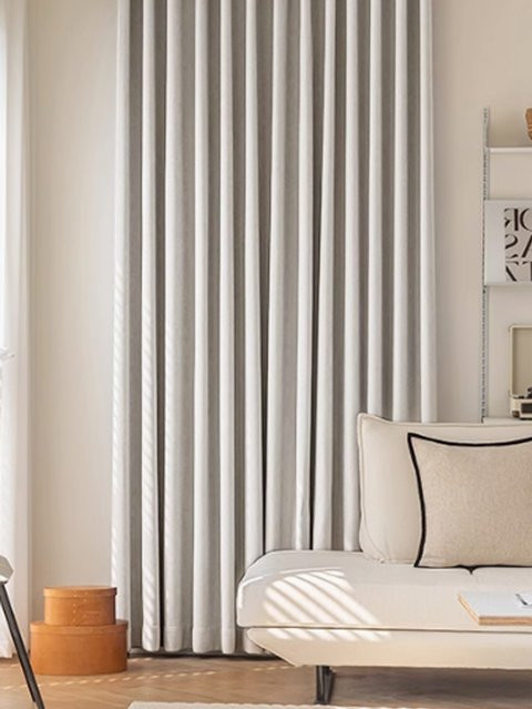 CENTURyMiG Verdunkelungsvorhänge in Weiß für Schlafzimmer und Wohnzimmer mit Wärmeisolierung und Sonnenschutz - Bild 1