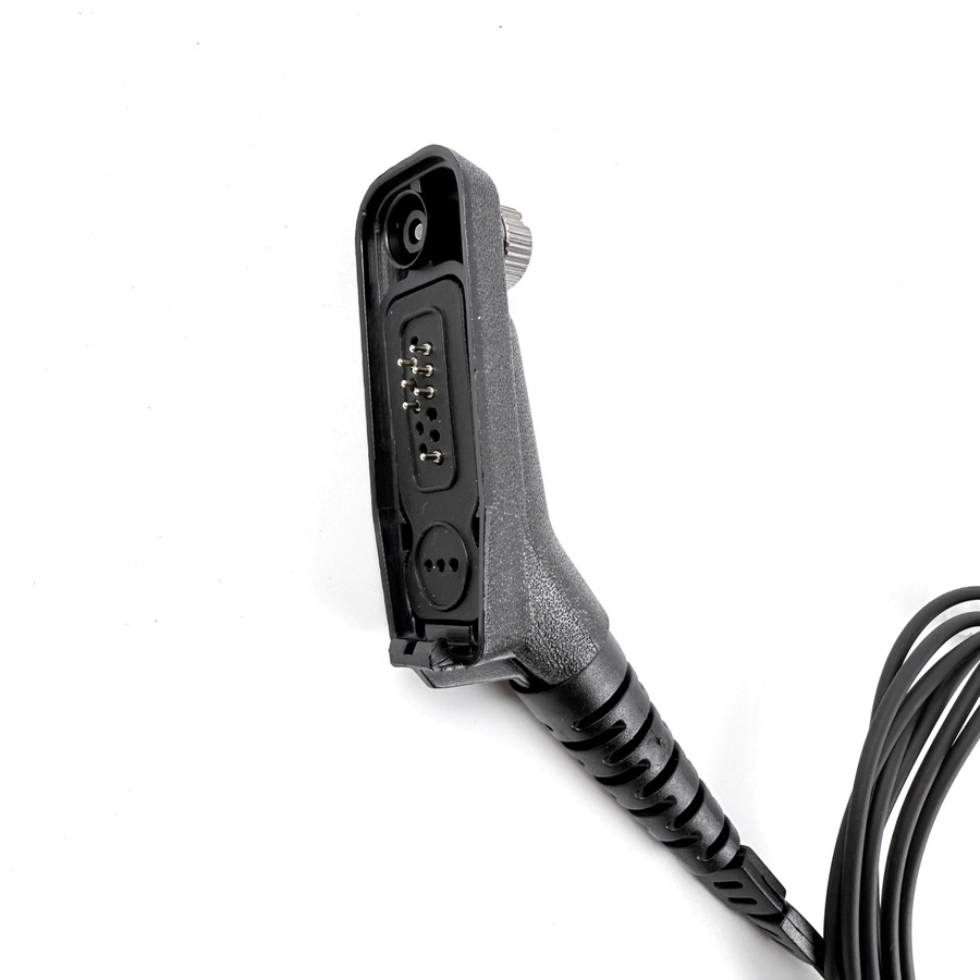 BAOFENG Akustisches Luftschlauch-Ohrhörer-Headset mit PTT-Mikrofon in Schwarz für Motorola APX und DP Funkgeräte - Bild 2