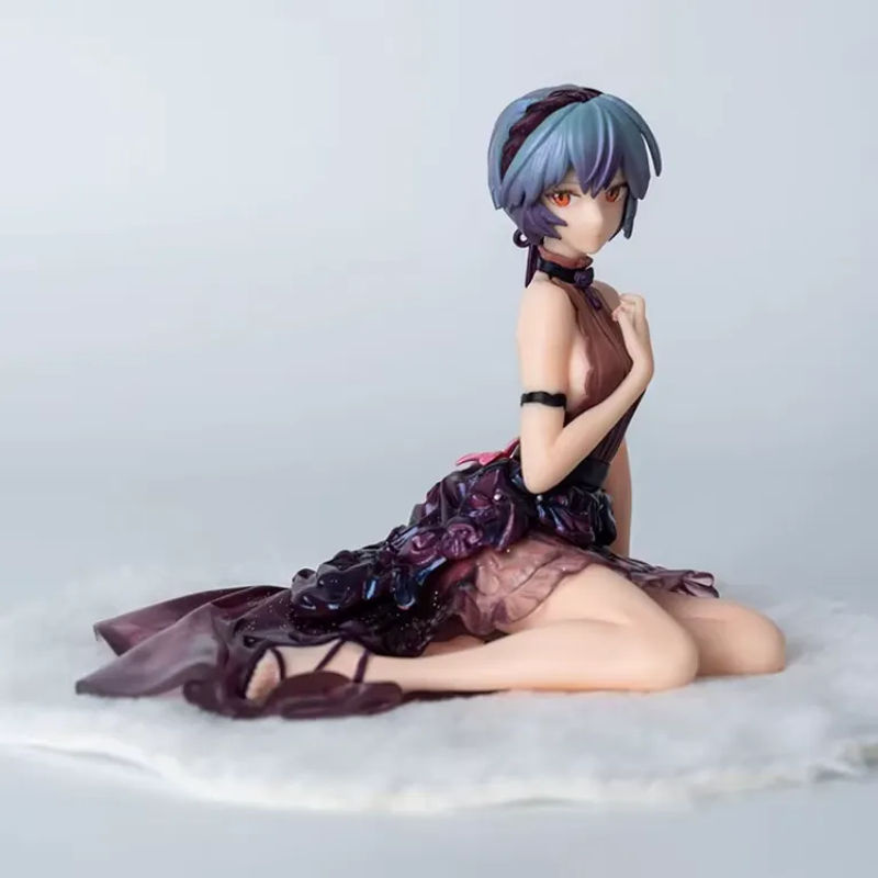 Bandai Neon Genesis Evangelion Ayanami Rei Anime Figur, mehrfarbiges Desktop-Modell aus Kunststoff - Bild 2