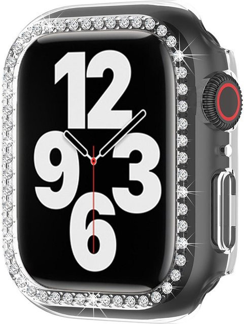 Apple Schutzhülle mit integrierter gehärteter Folie, Silber, Diamant, Unisex - Bild 1