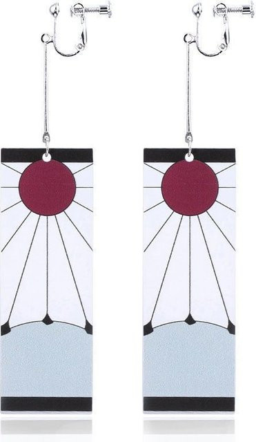 Ohrringe Anime Sonnenohrringe, Acryl, Bunt, Unisex - Bild 1