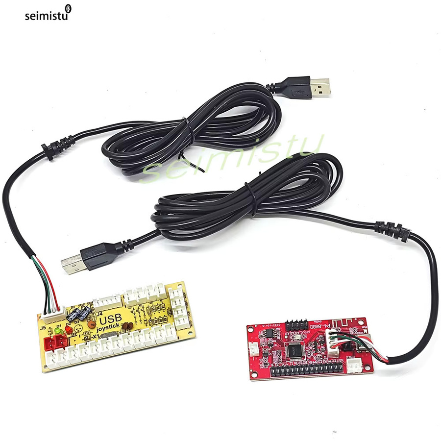 Seimistu USB-Kabel für Arcade-Controller, XH2.54 4-Pin auf USB 2.0, Schwarz, für USB-Encoder-Boards, PC und PS3 - Bild 3