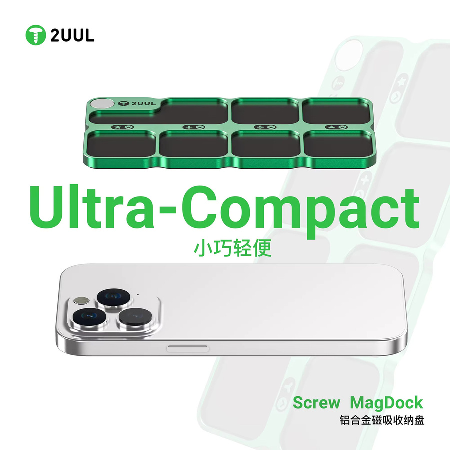 2UUL ST95 MagDock Magnetische Schrauben-Lagerungsmatte mit Partition Organizer für Mobiltelefone und CNC-Werkzeuge aus Legierung - Bild 3