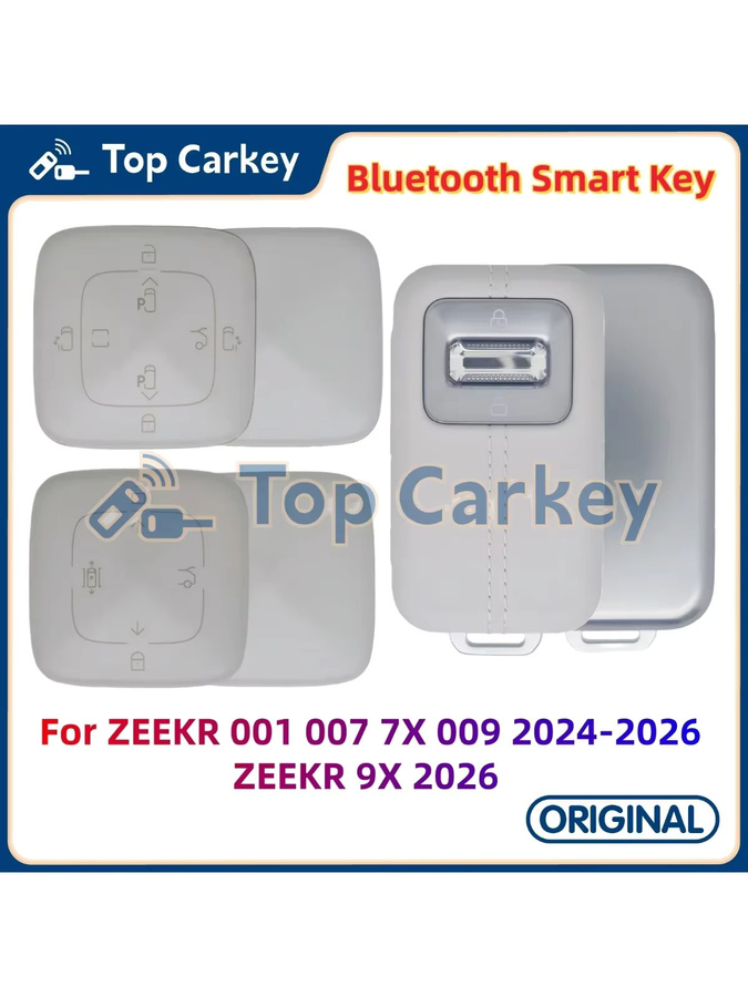 TopCarkey Original Bluetooth Smart Remote Key für GEELY ZEEKR 001 007 7X009 2024 2025 2026 ZEEKR 9X2026 Auto Bluetooth Schlüssel - Bild 2