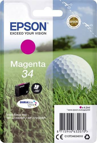 Epson Original Druckerpatrone T3463 Magenta für WorkForce Pro WF-3720DWF und WF-3725DWF - Bild 1