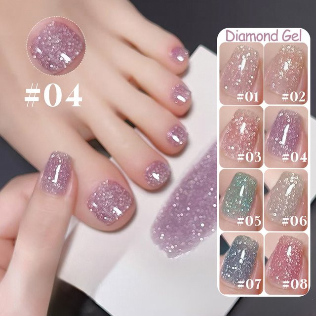 MISS SHAKA Nagellack, Glitzer-Gel, Schimmernd, 12 ml - Bild 1